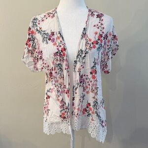 Art Class Girls XL (14/16) Kimono Style Open front Top